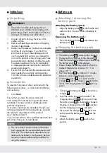 Предварительный просмотр 11 страницы Parkside PHKSAP 20-Li A1 Operation And Safety Notes