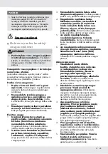 Предварительный просмотр 37 страницы Parkside PHKSAP 20-Li A1 Operation And Safety Notes