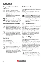 Preview for 8 page of Parkside PHLG 2000 D3 Translation Of The Original Instructions