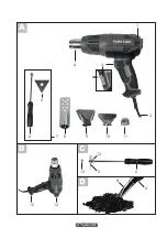 Предварительный просмотр 3 страницы Parkside PHLG 2000 E4 Translation Of The Original Instructions