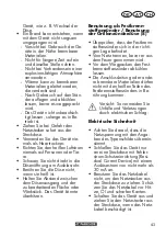 Preview for 43 page of Parkside PHLG 2000 E4 Translation Of The Original Instructions