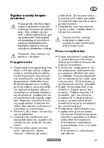 Предварительный просмотр 43 страницы Parkside PHLG 2000 F5 Translation Of The Original Instructions