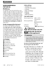 Preview for 5 page of Parkside PHP 500 E3 Translation Of The Original Instructions