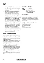 Предварительный просмотр 64 страницы Parkside PHPA 20-Li A1 Translation Of The Original Instructions