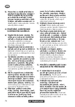 Предварительный просмотр 70 страницы Parkside PHPA 20-Li A1 Translation Of The Original Instructions