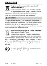 Preview for 57 page of Parkside PHPA 4 B3 Translation Of The Original Instructions