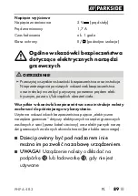 Предварительный просмотр 92 страницы Parkside PHPA 4 B3 Translation Of The Original Instructions