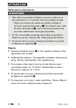 Предварительный просмотр 99 страницы Parkside PHPA 4 B3 Translation Of The Original Instructions