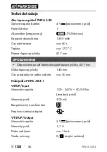 Preview for 131 page of Parkside PHPA 4 B3 Translation Of The Original Instructions