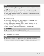 Preview for 23 page of Parkside PHPA 4 C4 Operation And Safety Notes