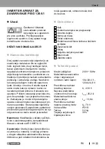 Предварительный просмотр 39 страницы Parkside PISG 120 A1 Operation And Safety Notes