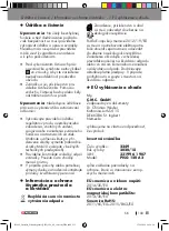 Preview for 133 page of Parkside PISG 120 A2 Operation And Safety Notes