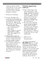 Preview for 15 page of Parkside PISG 120 B3 Operation And Safety Notes