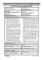 Preview for 41 page of Parkside PISG 120 B3 Operation And Safety Notes