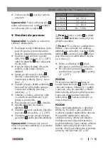 Preview for 73 page of Parkside PISG 120 B3 Operation And Safety Notes