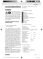 Preview for 7 page of Parkside PISG 80 A2 Assembly, Operating And Safety Instructions, Translation Of The Original Instructions