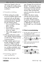 Preview for 13 page of Parkside PISG 80 A3 Operation And Safety Notes Translation Of The Original Instructions