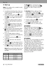 Preview for 14 page of Parkside PISG 80 A3 Operation And Safety Notes Translation Of The Original Instructions