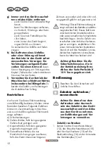 Preview for 12 page of Parkside PKGA 12 A1 Translation Of The Original Instructions