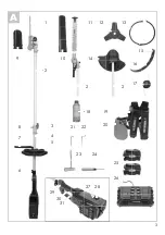 Предварительный просмотр 3 страницы Parkside PKGA 40-Li A1 Translation Of The Original Instructions