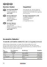 Предварительный просмотр 64 страницы Parkside PKGA 40-Li A1 Translation Of The Original Instructions