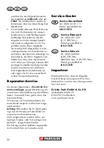 Preview for 94 page of Parkside PKGA 40-Li A1 Translation Of The Original Instructions