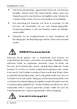 Preview for 10 page of Parkside PKI 2.8 B1 Operating Instructions And Safety Instructions