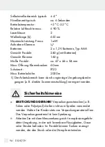 Preview for 94 page of Parkside PKLL 7 D3 Operation And Safety Notes