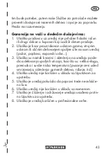 Preview for 43 page of Parkside PKLL 7 E4 Translation Of The Original Instructions