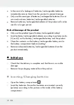 Preview for 12 page of Parkside PKLL 8 A2 Translation Of The Original Instructions