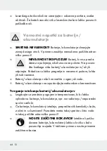 Preview for 44 page of Parkside PKLL 8 A2 Translation Of The Original Instructions