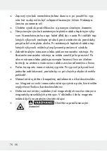 Preview for 76 page of Parkside PKLL 8 A2 Translation Of The Original Instructions