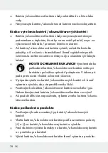 Preview for 78 page of Parkside PKLL 8 A2 Translation Of The Original Instructions