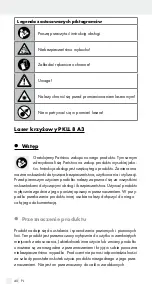 Предварительный просмотр 40 страницы Parkside PKLL 8 A3 Translation Of The Original Instructions