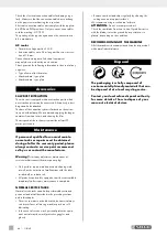 Preview for 49 page of Parkside PKS 1500 A2 Operating And Safety Instructions, Translation Of Original Operating Manual