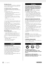 Preview for 61 page of Parkside PKS 1500 A2 Operating And Safety Instructions, Translation Of Original Operating Manual