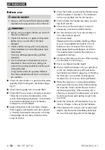 Предварительный просмотр 18 страницы Parkside PKSA 20-Li A1 Translation Of The Original Instructions