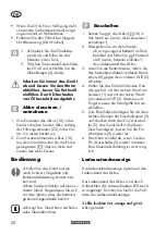 Preview for 20 page of Parkside PKSA 20-Li C3 Translation Of The Original Instructions