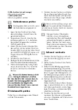 Preview for 21 page of Parkside PKSA 20-Li C3 Translation Of The Original Instructions