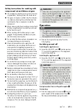 Preview for 20 page of Parkside PKZ 180 C5 Original Instructions Manual