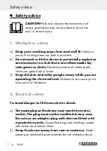 Preview for 8 page of Parkside PLBS 30 A1 Operation And Safety Notes