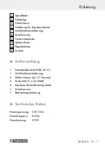 Preview for 67 page of Parkside PLBS 30 A1 Operation And Safety Notes