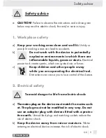 Preview for 8 page of Parkside PLBS 30 Operation And Safety Notes