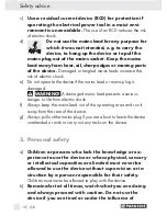 Preview for 9 page of Parkside PLBS 30 Operation And Safety Notes