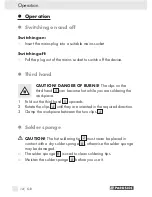 Preview for 13 page of Parkside PLBS 30 Operation And Safety Notes