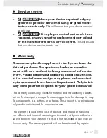 Preview for 16 page of Parkside PLBS 30 Operation And Safety Notes