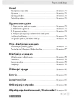 Preview for 68 page of Parkside PLBS 30 Operation And Safety Notes