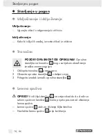 Preview for 77 page of Parkside PLBS 30 Operation And Safety Notes