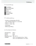 Предварительный просмотр 7 страницы Parkside PLBS 48 B1 Operation And Safety Notes