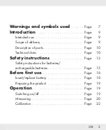 Preview for 5 page of Parkside PLDM A1 Operation And Safety Notes